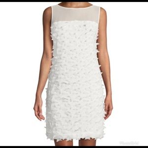 Karl Lagerfeld Paris 3D Appliqué Shift Dress